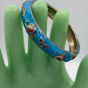 Adorable Child’s Elephant Clamper Bracelet